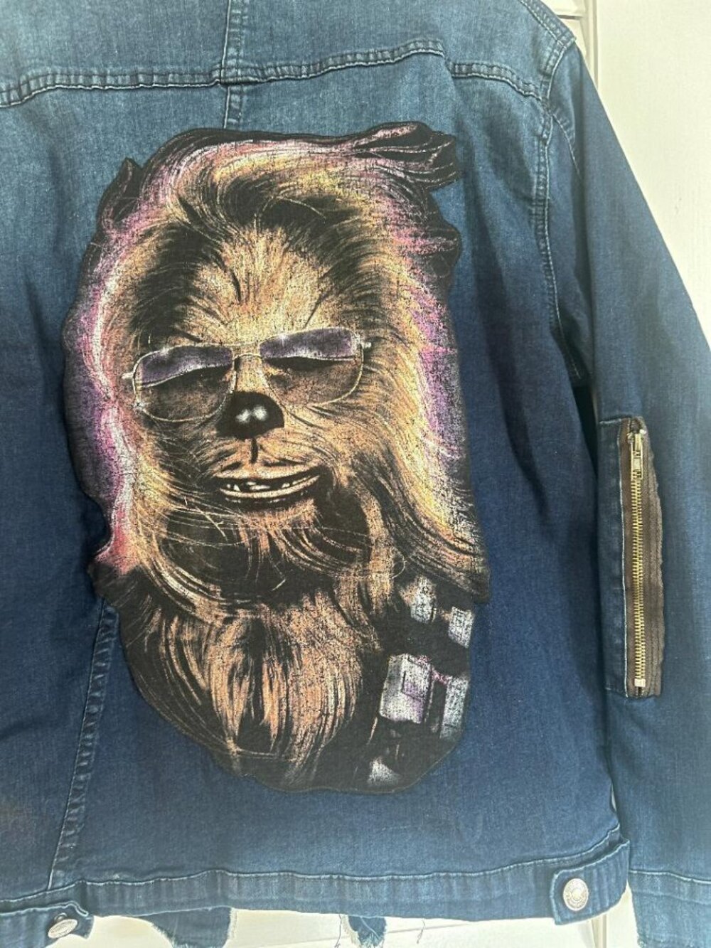 Custom made Chewbacca denim jacket